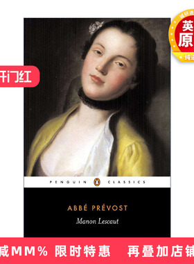 英文原版 Manon Lescaut Penguin Classics 玛侬·列斯戈 曼侬·雷斯戈 Abbe Prevost 企鹅经典 英文版 进口英语原版书籍