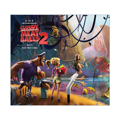 英文原版 The Art of Cloudy with a Chance of Meatballs 2 美食从天降 天降美食 精装艺术设定集2 动画电影 进口英语原版书籍
