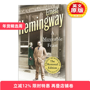 英文原版 A Moveable Feast Restored Edition 流动的盛宴 修复版 含海明威原始手稿 英文版 进口英语原版书籍