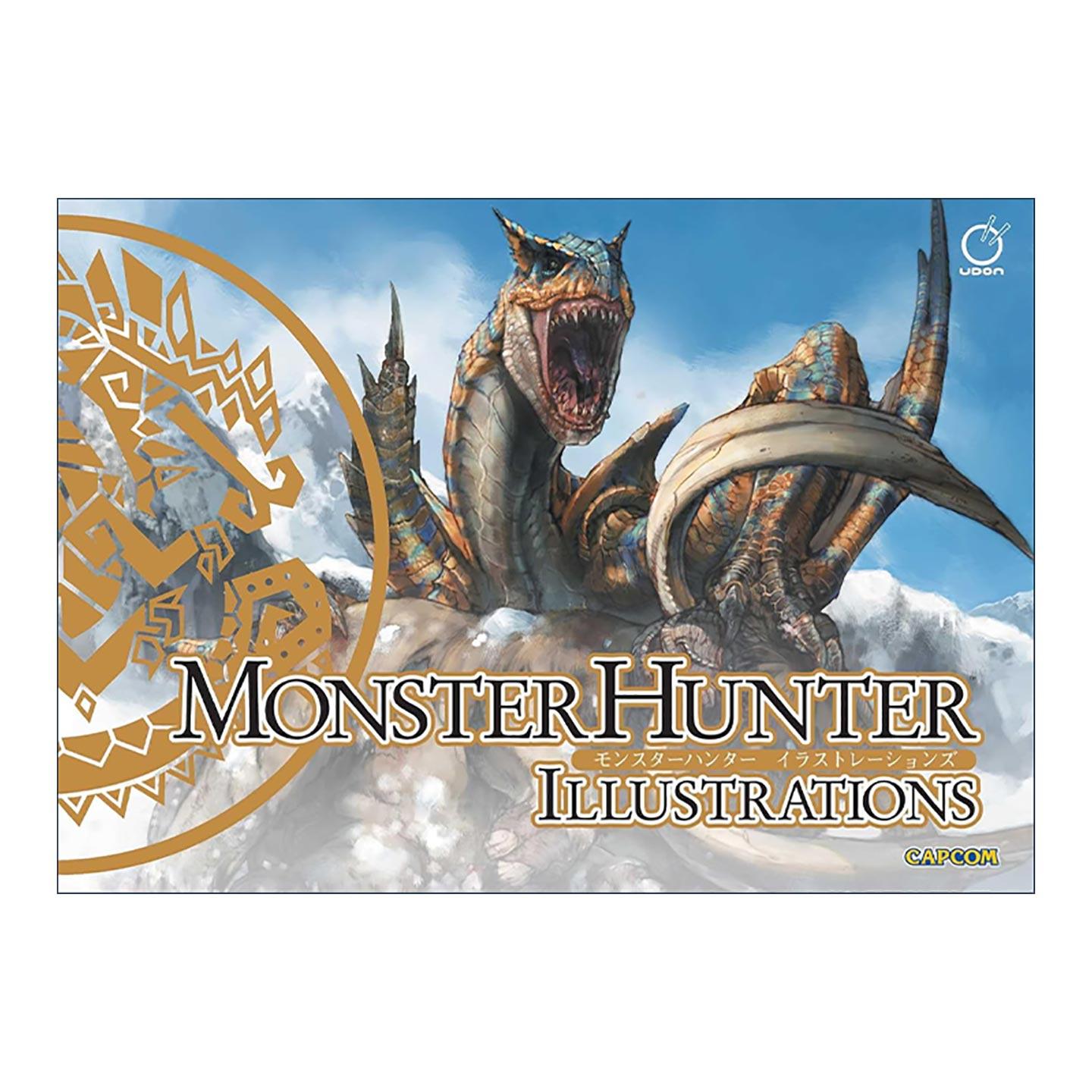 英文原版 Monster Hunter Illustrations 怪物猎人 原画线稿设定集卷一 精装 英文版 进口英语原版书籍