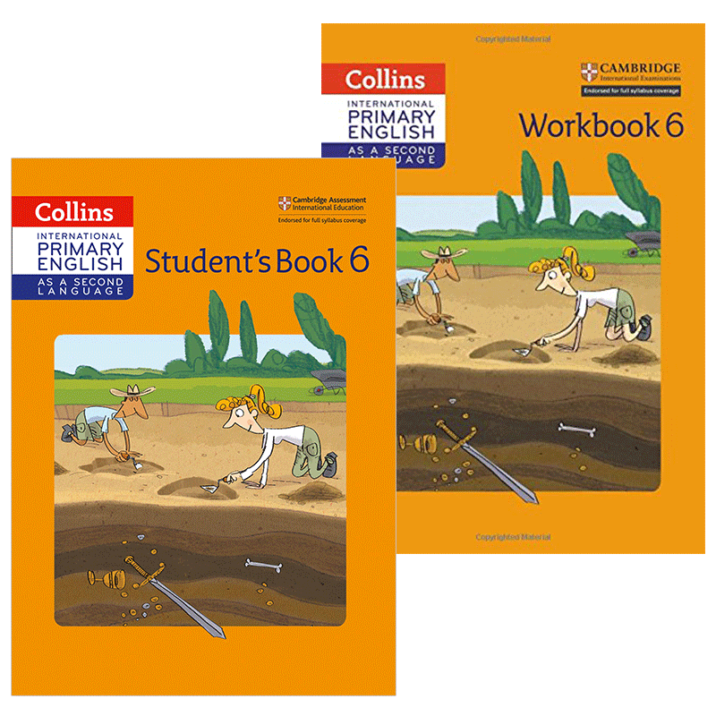 英国国际学校小学六年级英语教材练习册2册 英文原版 Collins Primary English Student's Book Workbook Stage 6剑桥小学学生用书