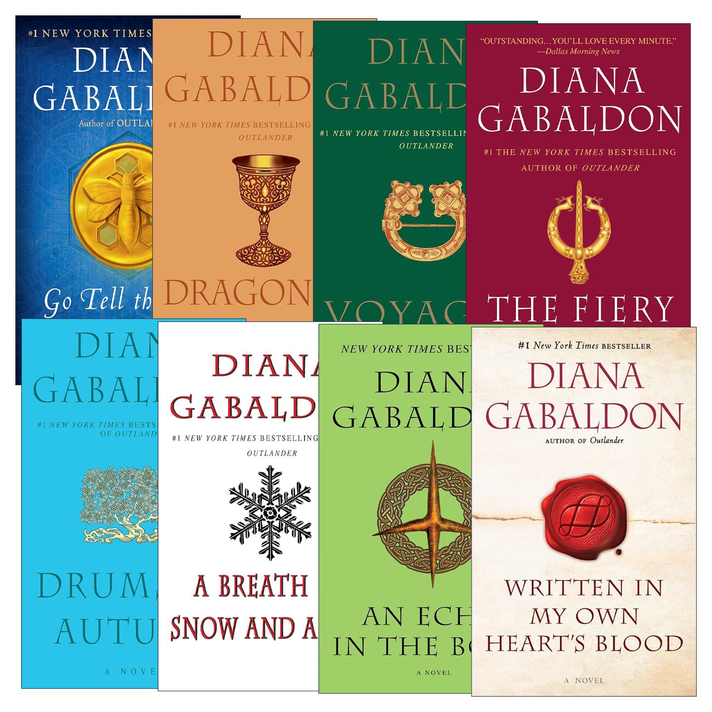 英文原版 Outlander 异乡人系列8册 历史小说 英文版 进口英语原版书籍