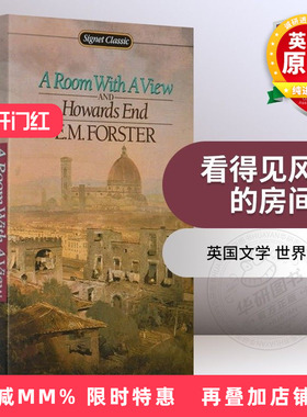 正版 看得见风景的房间 英文原版 A Room with a View and Howards End 霍华德庄园 英文版世界名著小说 进口书籍