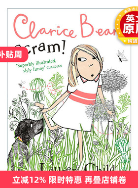 英文原版 Clarice Bean — Scram! 小豆芽成长系列 吓人的狗 儿童幽默成长章节小说 英文版 进口英语原版书籍