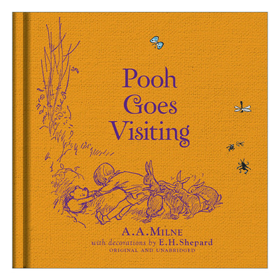 英文原版 Winnie-The-Pooh Pooh Goes Visiting小熊维尼精装彩色插画故事书 小熊维尼去做客 A.A.米尔恩经典故事 英文版进口英语书