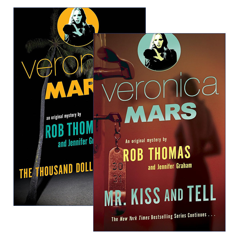 英文原版 Veronica Mars 美眉校探系列2册 同名美剧原著 推理小说 Rob Thomas 英文版 进口英语原版书籍