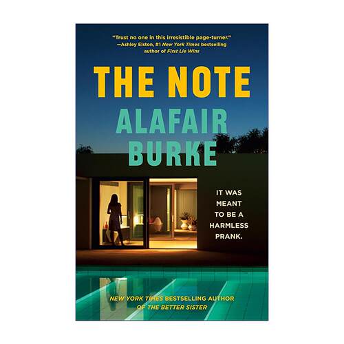 英文原版 The Note 便条 闺蜜反目 人性拉扯 惊悚悬疑小说 Alafair Burke 英文版 进口英语原版书籍