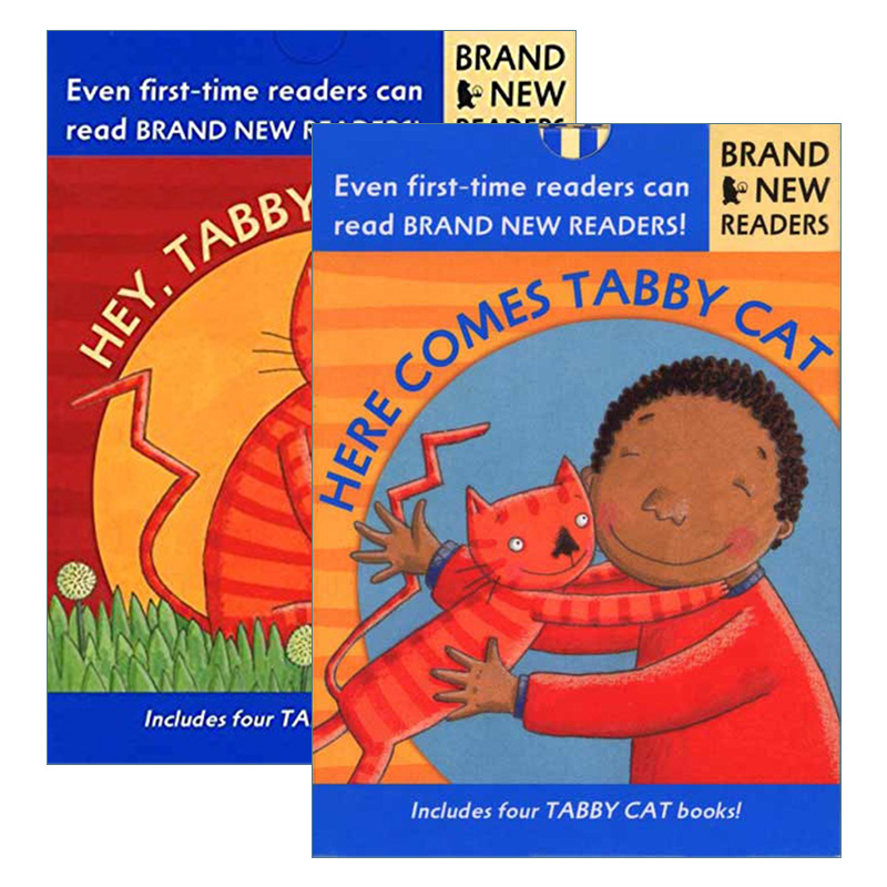 英文原版 Brand New Readers Tabby Cat虎斑猫系列2册 儿童幽默故事绘本 candlewick分级读物 英文版 进口英语原版书籍