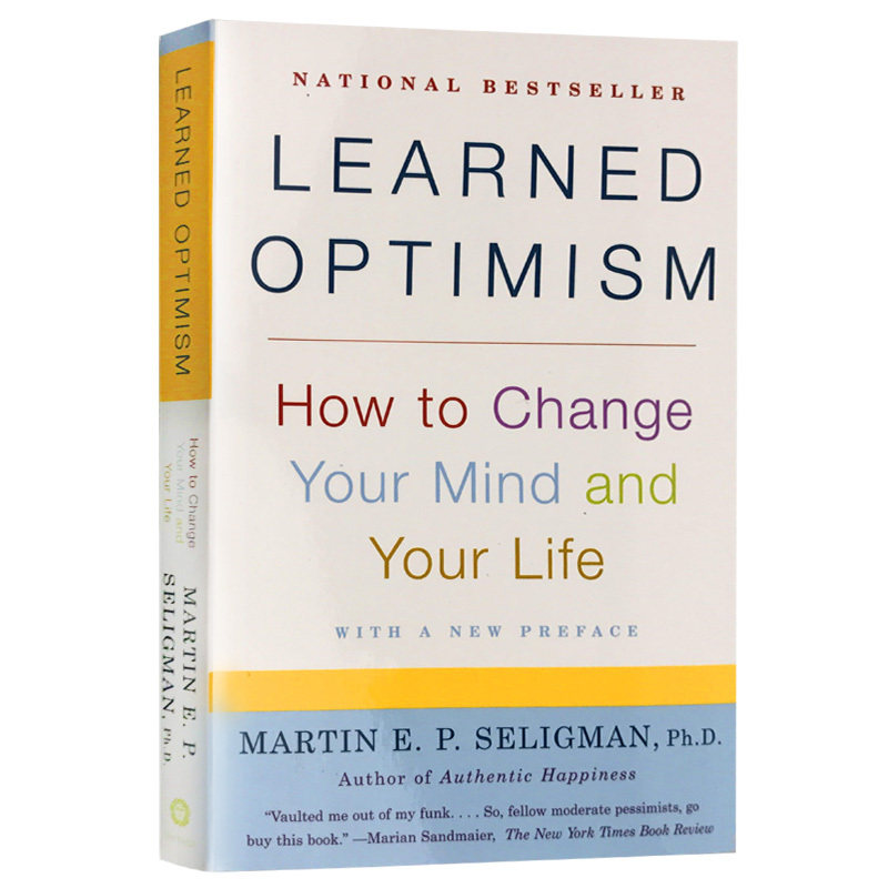 活出最乐观的自己 英文原版书 Learned Optimism 积极心理学之父 塞利格曼 幸福科学四部曲之二 乐观学习法 英文版进口心理学书籍