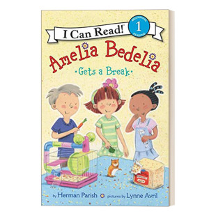 Can 英文版 Break Amelia Bedelia Gets 书籍 进口英语原版 英文原版 阿米莉亚休息一下 Level 糊涂女佣分级阅读 Read