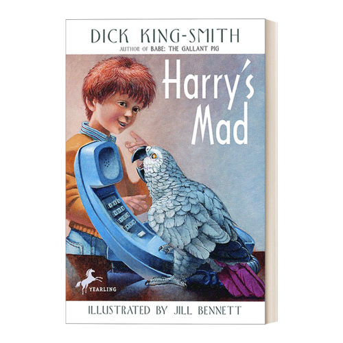 英文原版 Harry's Mad 哈瑞的鹦鹉梅德 6-9岁儿童奇幻动物友谊绘本 Dick King-Smith 英文版 进口英语原版书籍
