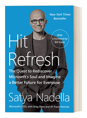 英文原版 Hit Refresh 刷新 重新发现商业与未来 英文版 进口英语原版书籍