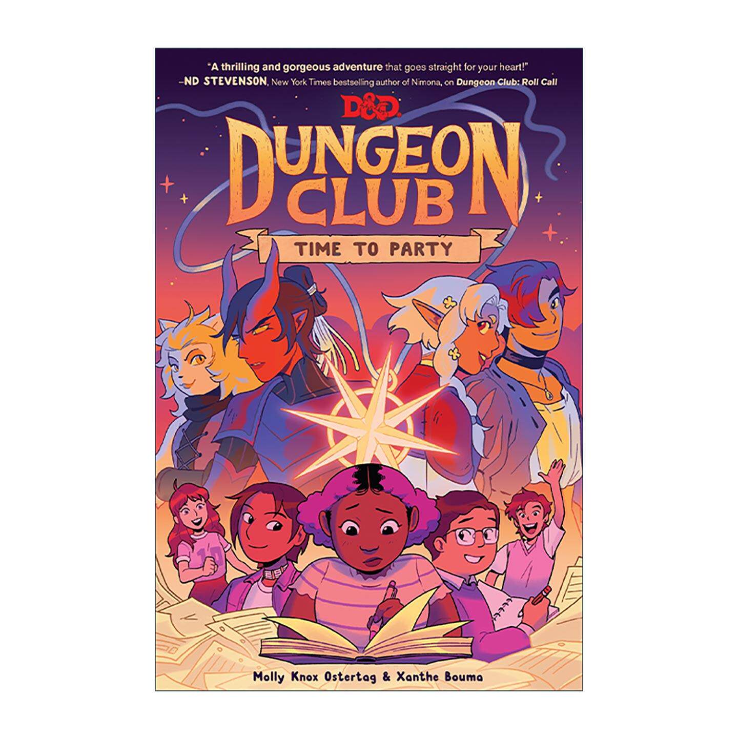 英文原版 Dungeons & Dragons Dungeon Club Time to Party 龙与地下城 地下城俱乐部之开派对 漫画 英文版 进口英语原版书籍