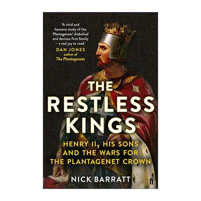 英文原版 The Restless Kings 不安分的国王 亨利二世及其子嗣与王位争夺战 英文版 进口英语原版书籍