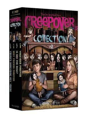 英文原版 You're Invited to a Creepover Collection 2 欢迎参加鬼屋派对5-8册盒装 英文版 进口英语原版书籍