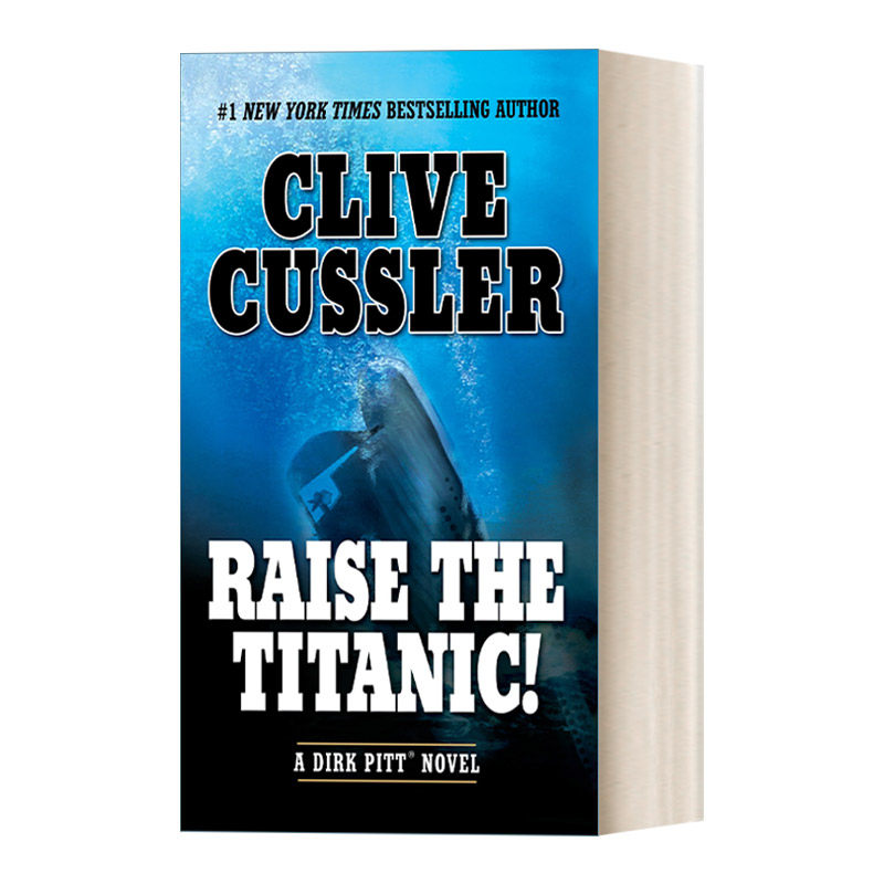 英文原版 Raise the Titanic! Dirk Pitt Adventure 德克·皮特冒险系列 北海沉船 惊悚悬疑冒险小说 英文版 进口英语原版书籍