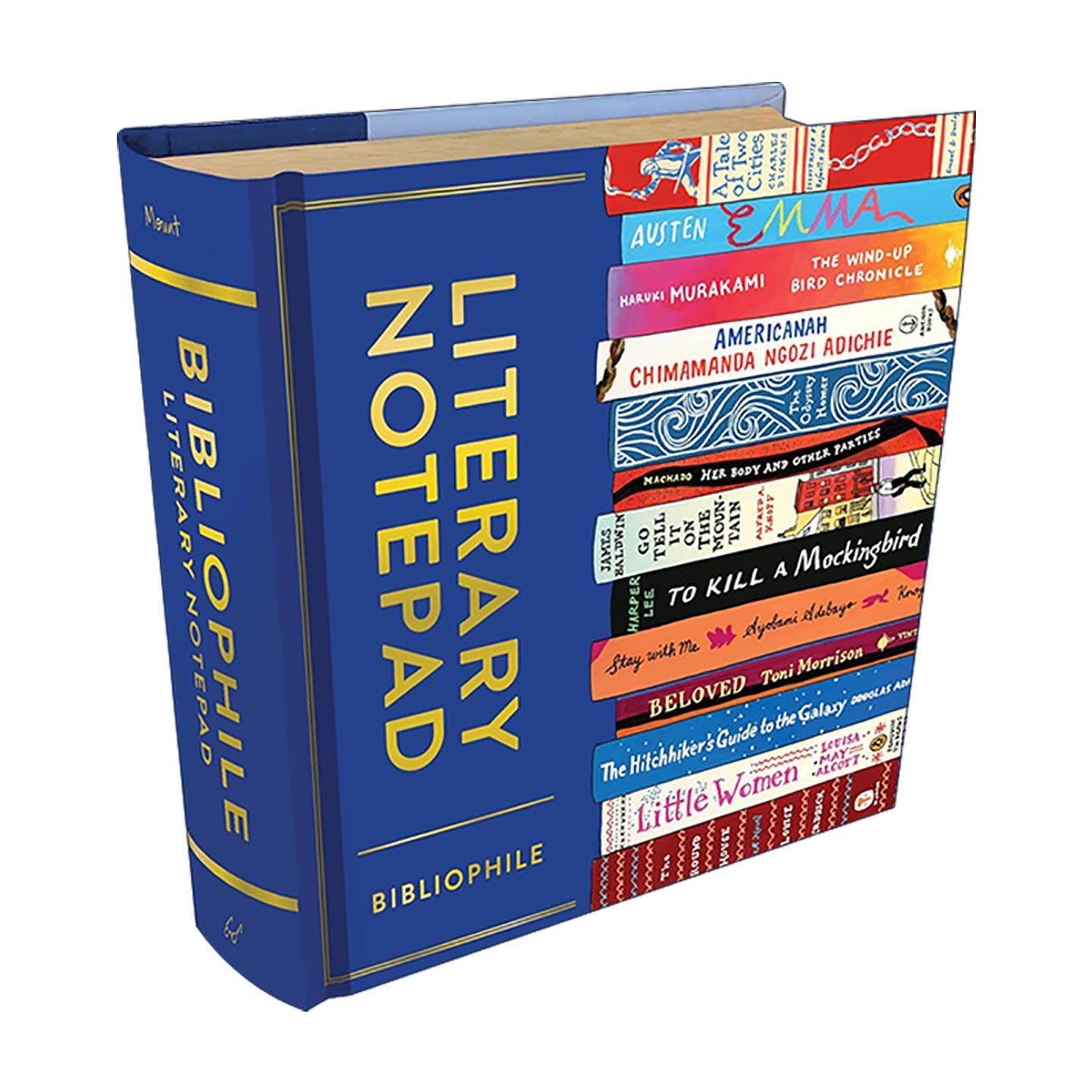 英文原版 Bibliophile Literary Notepad 爱书人记事本 英文版 进口英语原版书籍