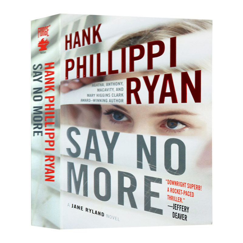 沉默 英文原版小说 say no more a jane ryland novel 英文版进口英语