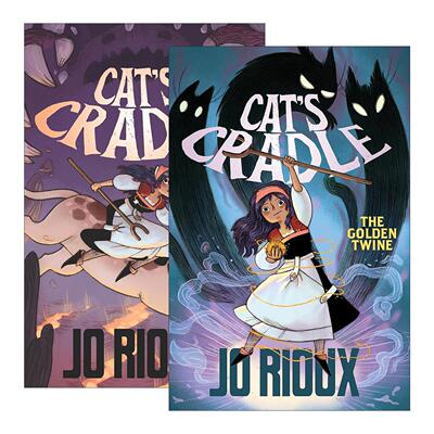 英文原版 Cat's Cradle 猫的摇篮系列2册 奇幻漫画 金麻线 鼹鼠王的巢穴 英文版 进口英语原版书籍