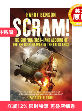 英文原版 Scram! 马岛战争 直升机作战一手记录 Harry Benson 英文版 进口英语原版书籍