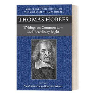英文原版 Thomas Hobbes Writings on Common Law and Hereditary Right 霍布斯 论普通法和世袭权 英文版 进口英语原版书籍