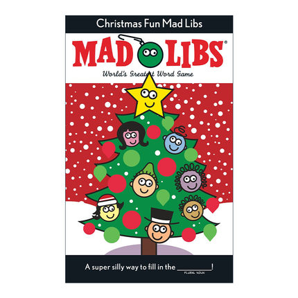 英文原版 Christmas Fun Mad Libs Dluxe 圣诞乐趣 疯狂填词游戏 豪华圣诞礼物版 英文版 进口英语原版书籍