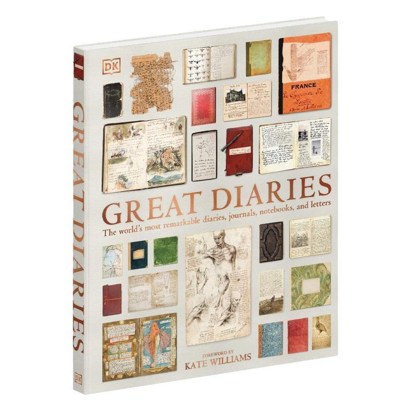 DK伟大的日记 英文原版 精装 Great Diaries 世界上著名的日记 记录 笔记本和信件 英文版进口原版英语文学书籍