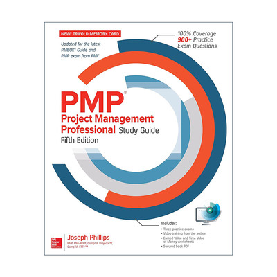 英文原版 PMP Project Management Professional Study Guide 项目管理专业考试指南 第5版 英文版 进口英语原版书籍