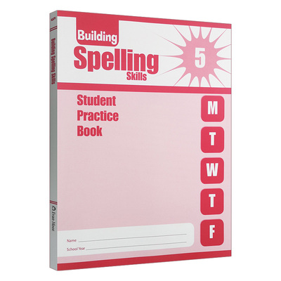 英文原版 Building Spelling Skills Student Workbook Grade 5 成材系列 拼写技能 五年级学生版 英文版 进口英语原版书籍