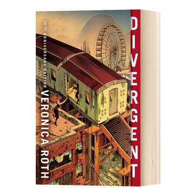 英文原版小说 Divergent Divergent Trilogy Book 1 分歧者1 10周年纪念版 英文版 进口英语原版书籍