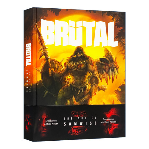 英文原版 Brutal The Art Of Samwise 暴雪高级艺术总监画集 精装 英文版 进口英语原版书籍