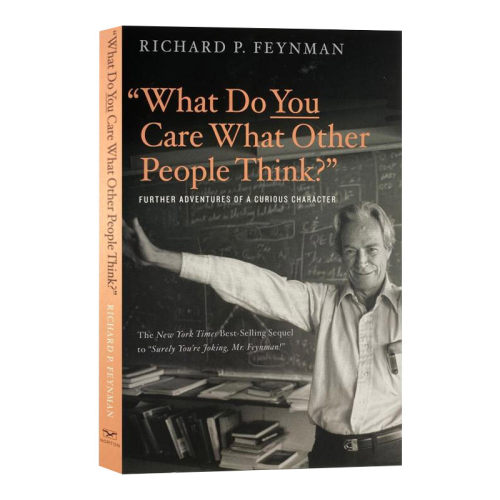 英文原版 What Do You Care What Other People Think 你干吗在乎别人怎么想 诺贝尔物理学奖得主理费曼 英文版 进口英语原版书籍