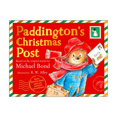英文原版 Paddington's Christmas Post 帕丁顿熊的圣诞邮件 精装插画故事书 英文版 进口英语原版书籍