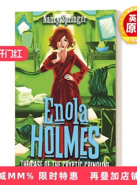 英文原版 Enola Holmes 5 The Case of the Cryptic Crinoline 福尔摩斯小姐5 英版 英文版 进口英语原版书籍儿童全英语书
