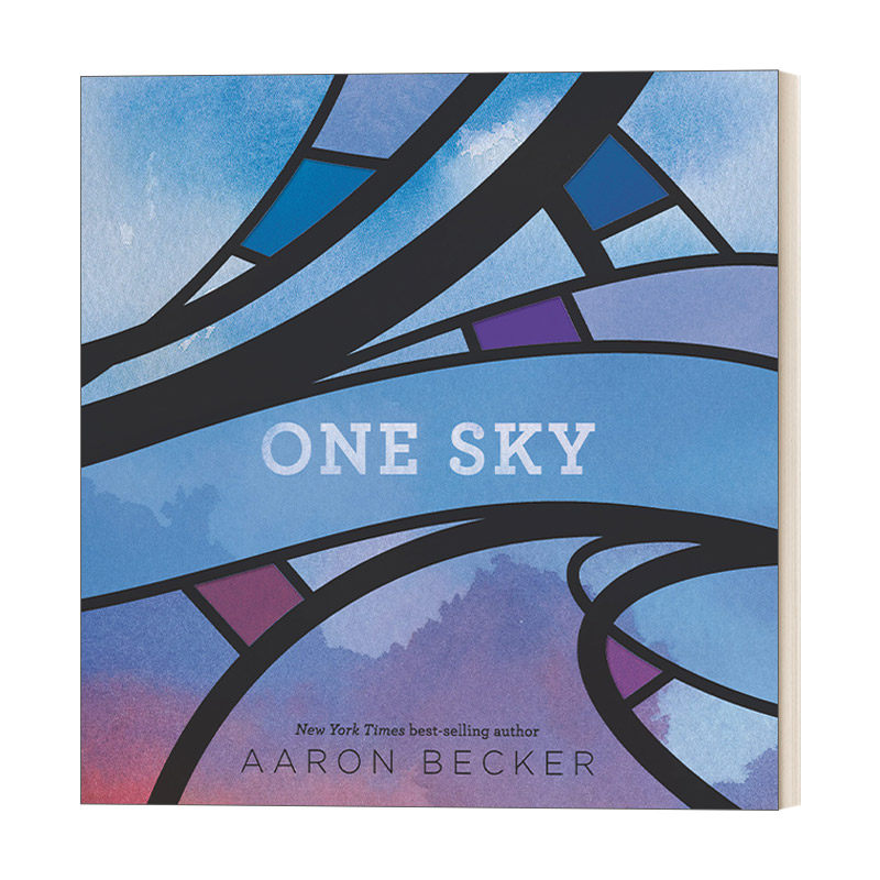 英文原版 one sky 天空 4-8岁儿童色彩启蒙认知绘本 纸板书 凯迪克奖