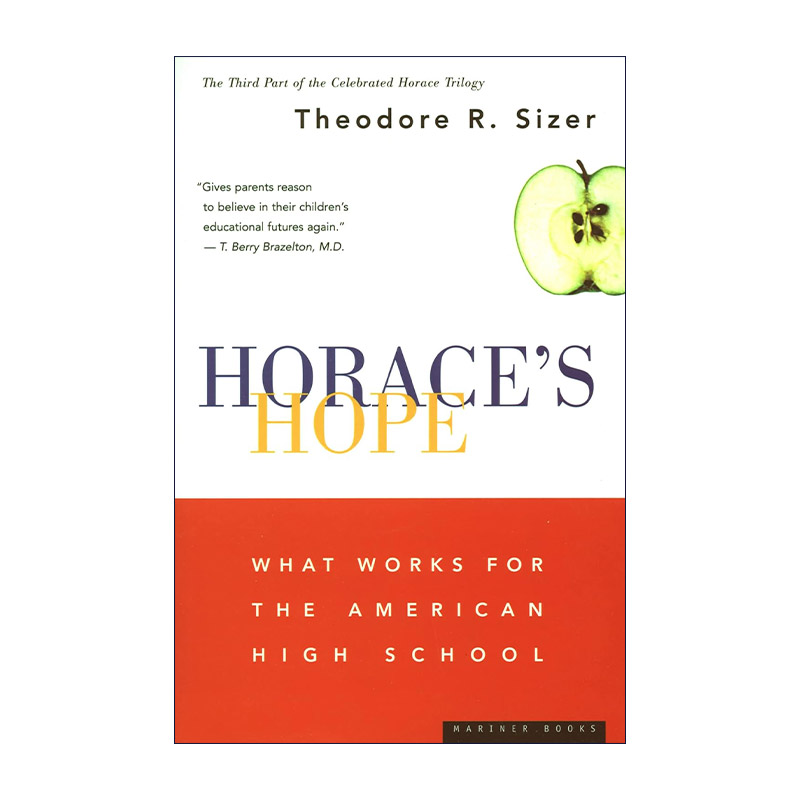 英文原版 Horace's Hope  霍勒斯的希望 什么对美国高中有效 安多佛菲利普斯校长Theodore Sizer 英文版 进口英语原版书籍