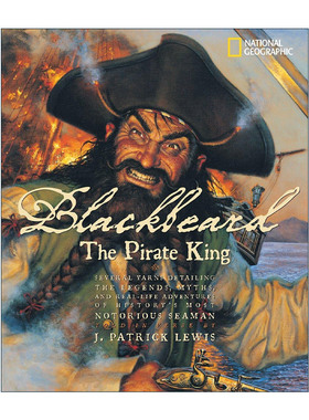 英文原版 Blackbeard The Pirate King 黑胡子海盗王 儿童诗歌集 精装插图版 英文版 进口英语原版书籍