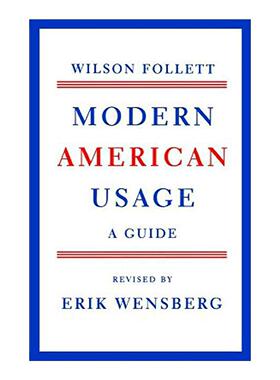 英文原版 Modern American Usage 现代美式英语用法指南 英文版 进口英语原版书籍