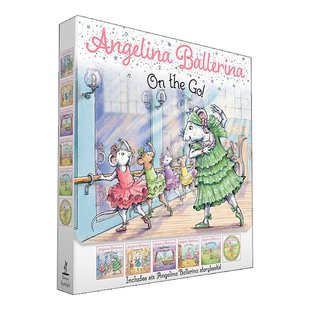 School 书籍 芭蕾小精灵安吉莉娜6本盒装 Ballerina the 进口英语原版 英文原版 Ballet Angelina