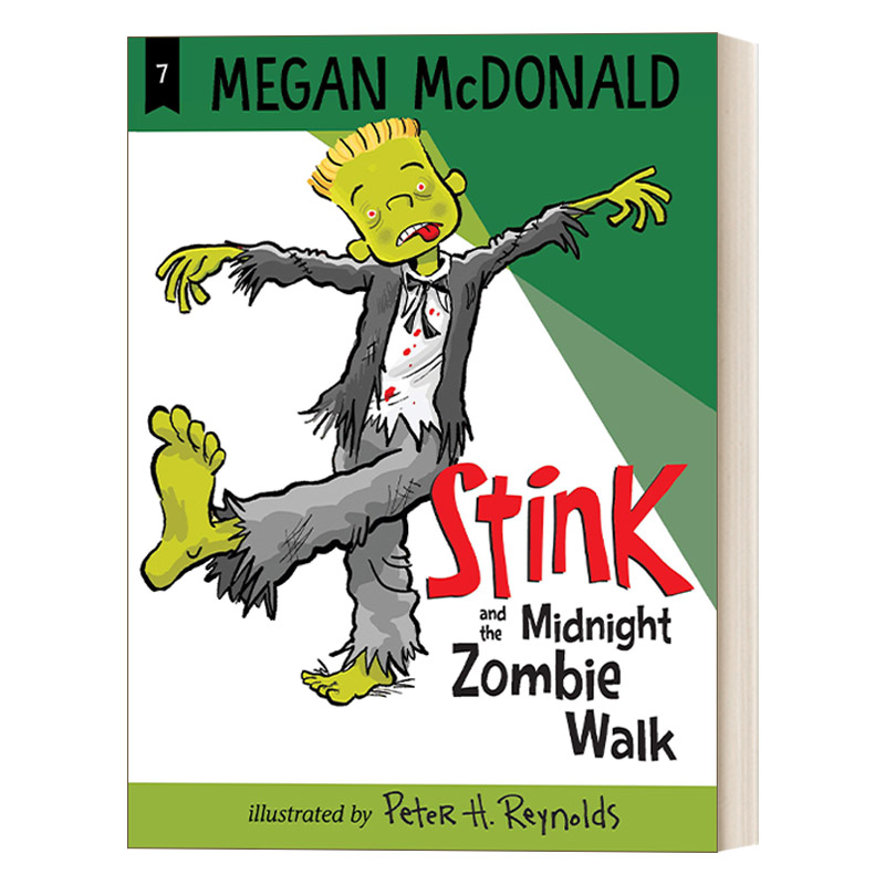 英文原版 Stink and the Midnight Zombie Walk臭小子斯汀克系列07斯汀克与午夜僵尸漫步儿童中级读物英文版进口英语原版书籍