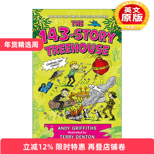英文原版 The 143-Story Treehouse Camping Trip Chaos! 小屁孩树屋历险记143层树屋故事 精装 英文版 进口英语原版书籍