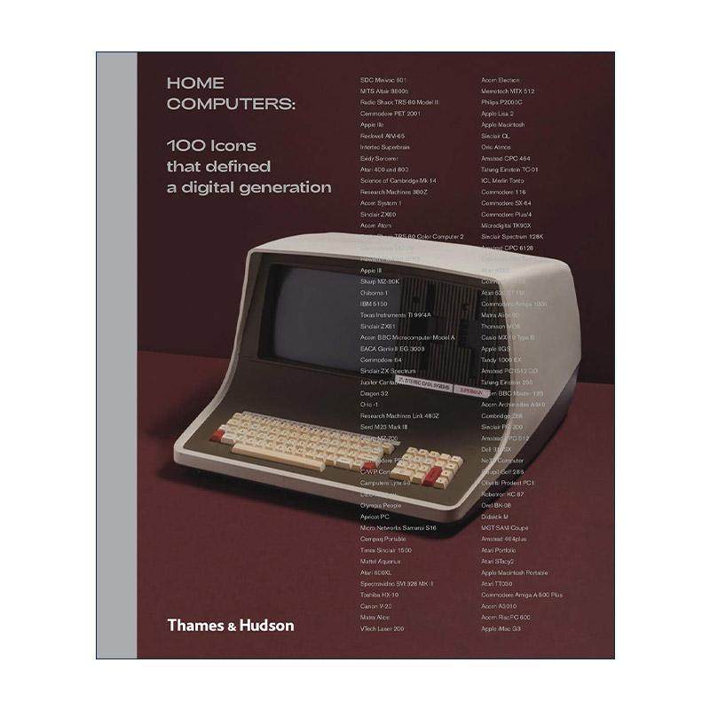 英文原版 Home Computers 家用电脑 定义数字时代的100个图标 平面设计精装 英文版 进口英语原版书籍