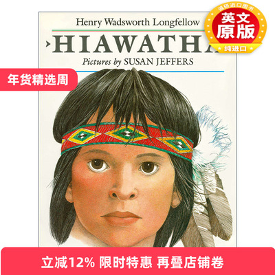 英文原版 Hiawatha Picture Puffins 海华沙 儿童诗歌绘本 Henry Longfellow 英文版 进口英语原版书籍