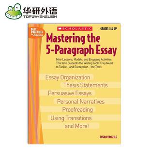 Essay 进口书籍 英文原版 The Mastering 英语作文 教学辅导书 英文版 正版 paragraph 掌握五段式