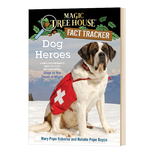 神奇树屋小百科系列 英文原版儿童绘本 Magic Tree House Fact Tracker #24: Dog Heroes