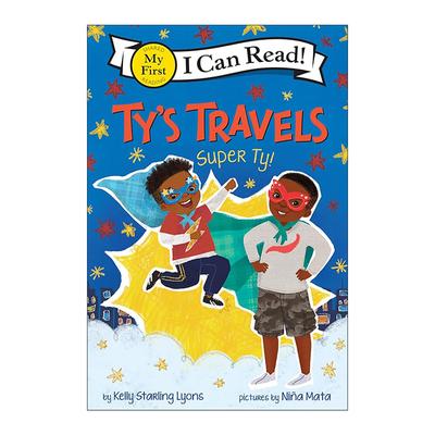 英文原版 Ty’s Travels Super Ty 泰的旅行 My First I Can Read分级阅读 英文版 进口英语原版书籍