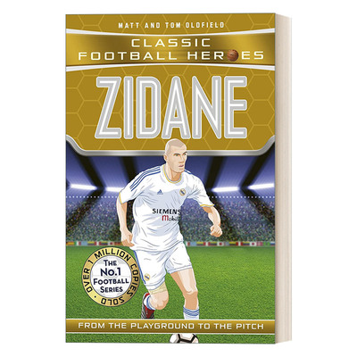 英文原版 Zidane 经典足球明星人物传记 齐达内 Classic Football Heroes 英文版 进口英语原版书籍