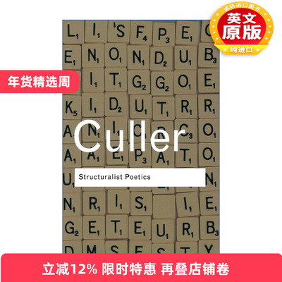 英文原版 Structuralist Poetics 结构主义诗学 结构主义 语言学及文学研究 Routledge Classics系列 英文版 进口英语原版书籍