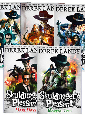 英文原版 Skulduggery Pleasant 怪侠S.P先生1-5册 儿童奇幻小说 德雷克·兰迪 骷髅侦探 英文版 进口英语原版书籍
