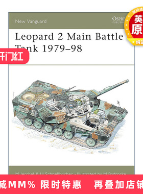 英文原版 Leopard 2 Main Battle Tank 1979–98 德国豹2主战坦克 先锋武器系列 英文版 进口英语原版书籍